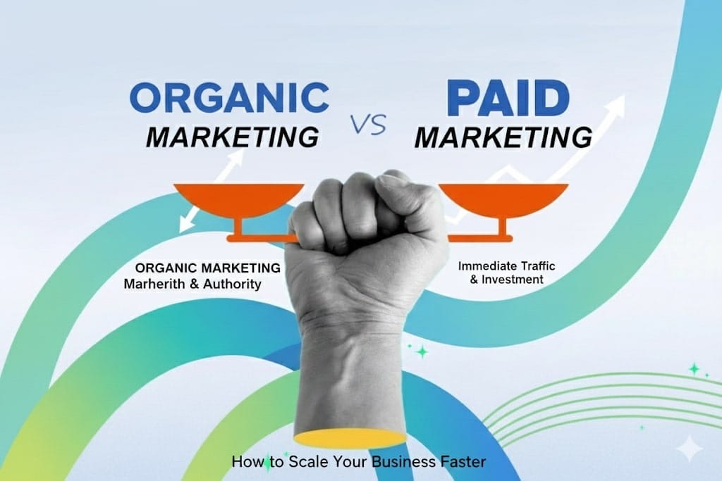 Organic Marketing vs Paid Marketing – Which Strategy Scales Your Business Faster